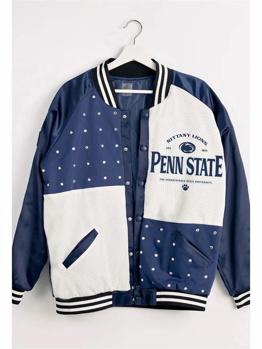 Gameday Couture Penn State Nittany Lions Oversized Inner Drive Varsity